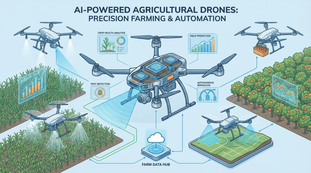 AI drones for agriculture