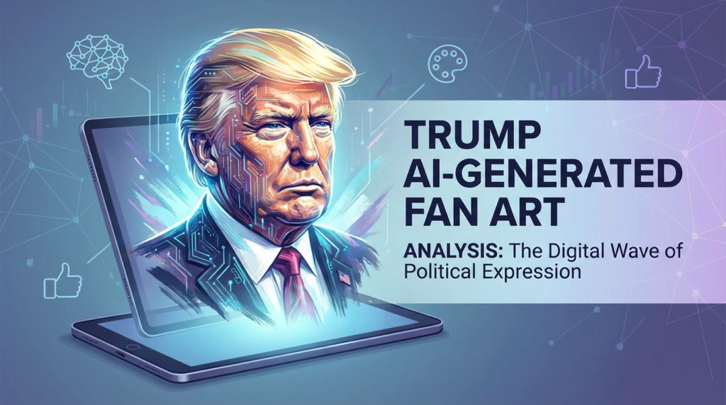 Trump AI-generated fan art
