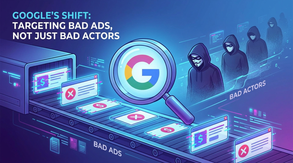 Google is now targeting bad ads over bad actors