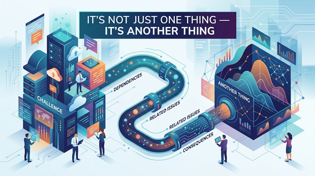 It’s not just one thing — it’s another thing