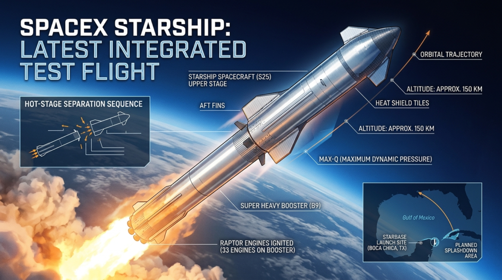 SpaceX Starship latest test flight
