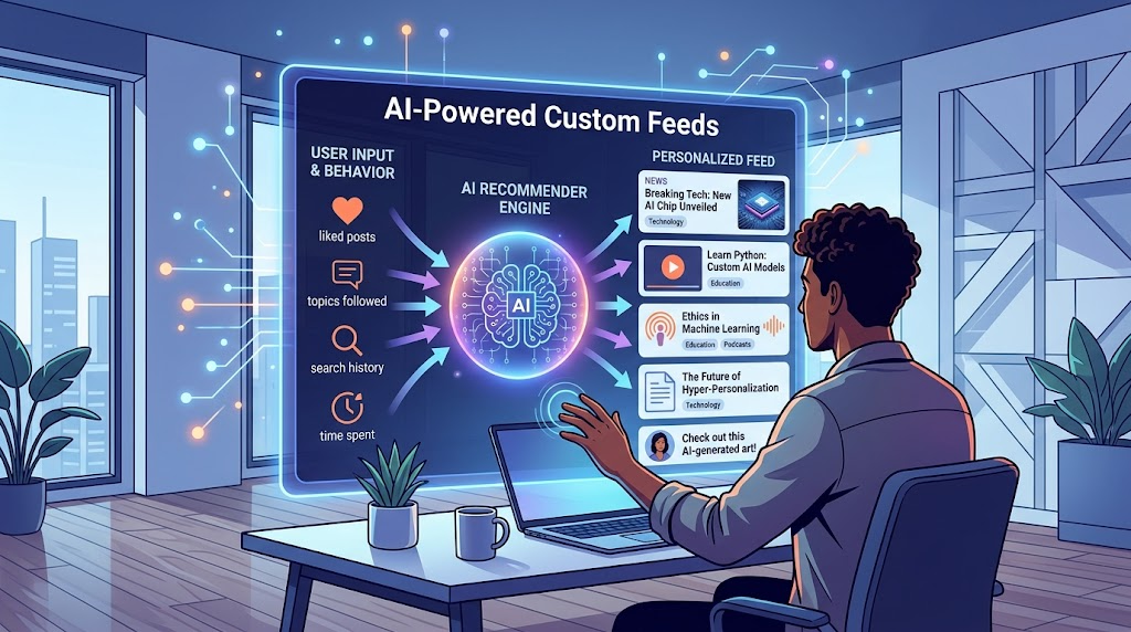 AI-powered custom feeds