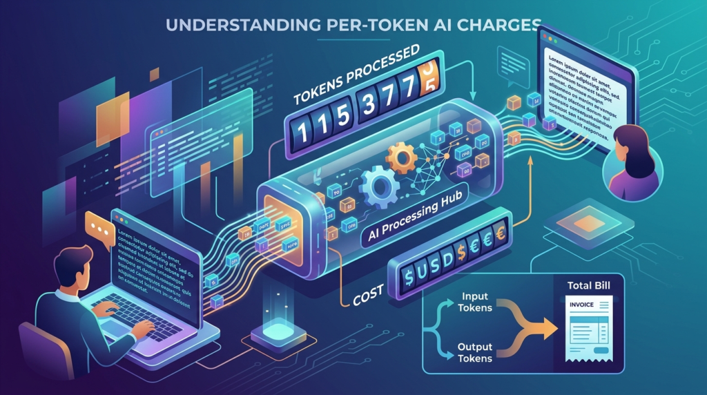 Per-token AI charges