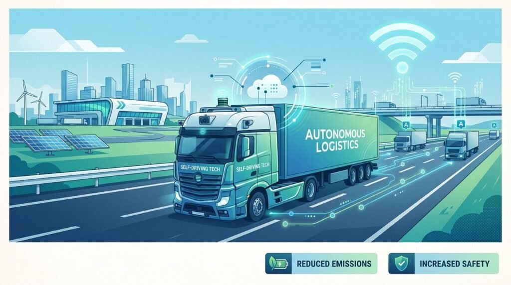 Aurora's Self-Driving Trucks: 2026 Scaling Revolution — illustration for self-driving trucks