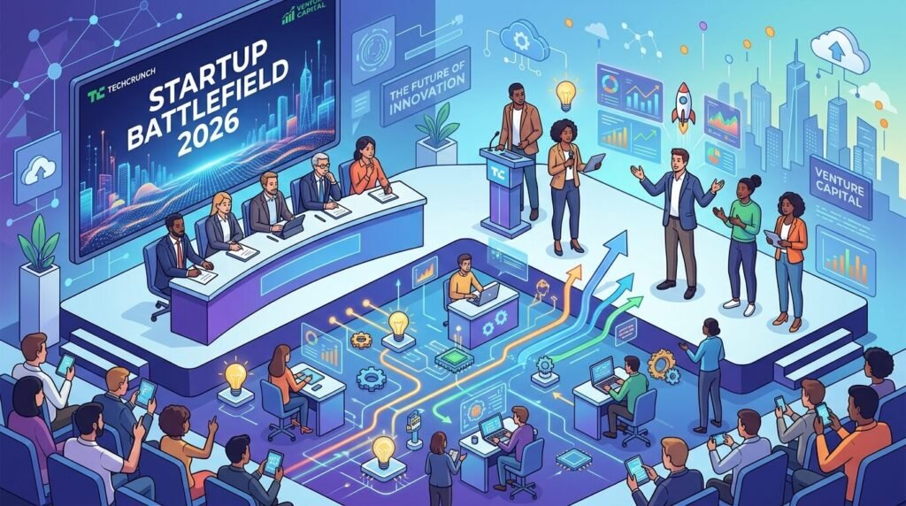 Startup Battlefield 2026: Your Ultimate Shot at $100K & VC — illustration for Startup Battlefield 2026