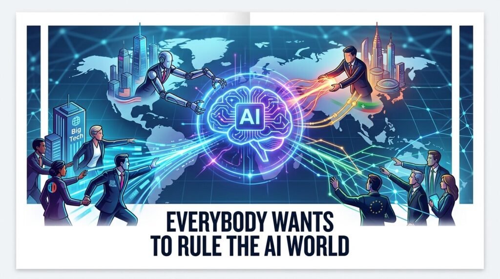 The Ultimate Guide: Who Will Rule the AI World in 2026? — illustration for Everybody wants to rule the AI world