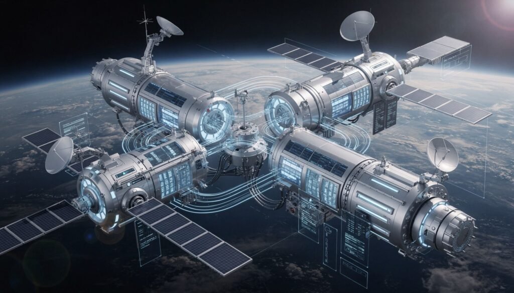 Cowboy Space: Building 2026's AI Data Centers in Space — illustration for space data centers