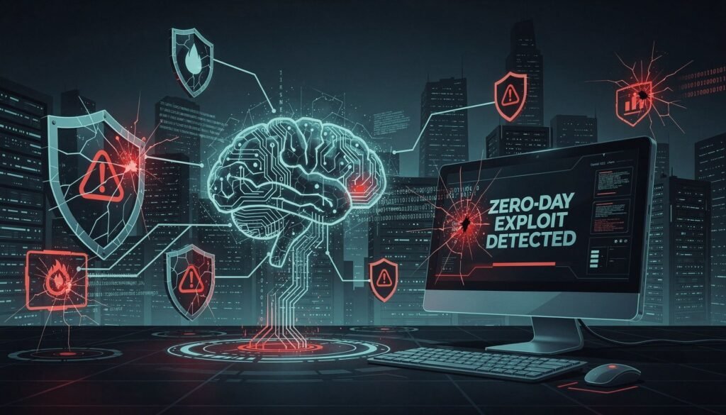 Google's 2026 AI Stops AI-Developed Zero-Day Hack — illustration for AI-Developed Zero-Day Hack
