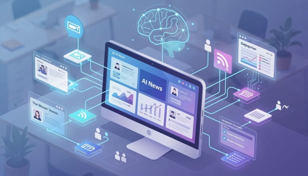 Digg AI News: The Ultimate 2026 Aggregator? — illustration for AI news aggregator