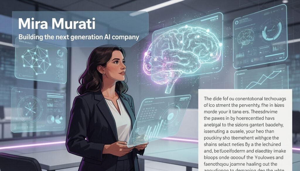 Mira Murati's AI Company: What They're Building in 2026 — illustration for Mira Murati AI company